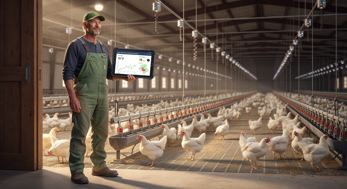 Poultry house camera reference